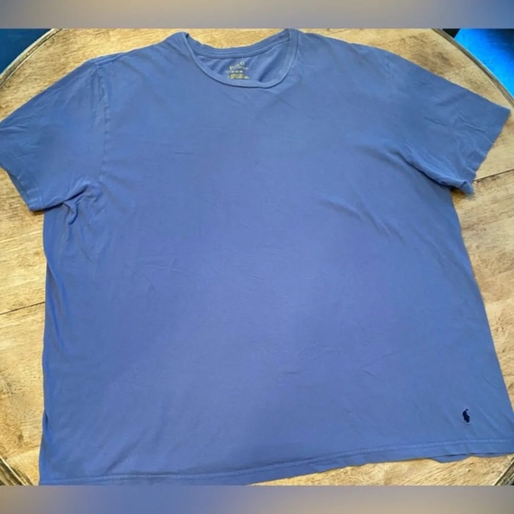 Polo by Ralph Lauren‎ Men’s 2X Slate Blue Short Sleeve Cotton Crew Neck Tee